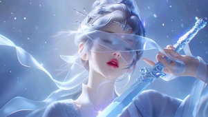 纱掩凡尘，剑揽清辉