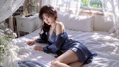 卧室美女