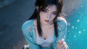治愈可爱女孩