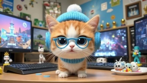 好奇可爱猫