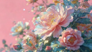 牡丹花盛开