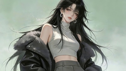 治愈可爱女孩