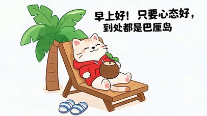 早上好