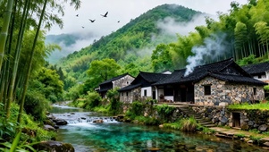 袅袅炊烟乡村