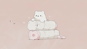 赏蝶小熊