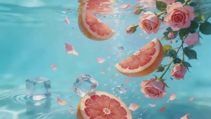 树下的西柚