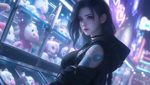 娃娃机女孩