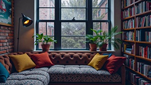 【雨景】温馨的书屋