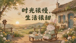 轻松治愈壁纸