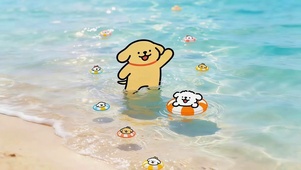 赶海的线条狗