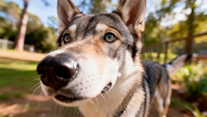 狗子一脸懵逼的小眼神