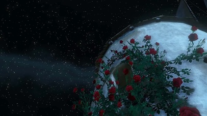 唯美治愈宇宙玫瑰星空