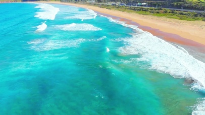 4K唯美沙滩海浪