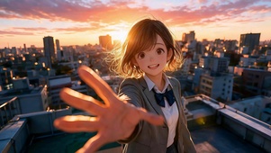 日落黄昏