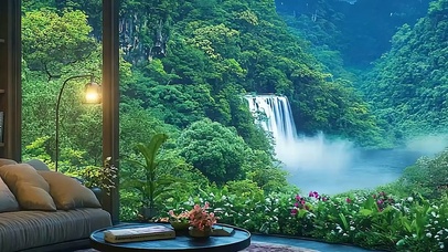 窗外绿景带鱼屏