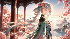 今汐丨高阁眺海丨