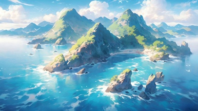 远山与海