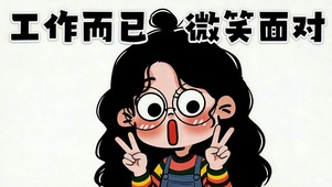 工作而已 微笑面对
