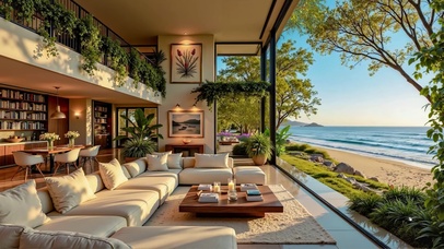 午后暖阳观海居