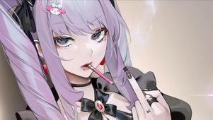 电眼美女