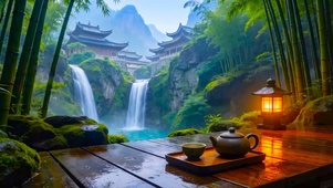 山水古寺