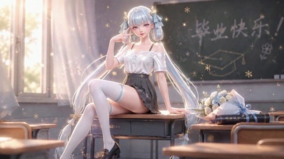 毕业教室二次元美少女今汐