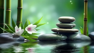 竹林流水