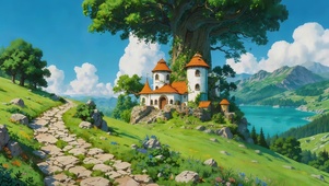 大树下小屋