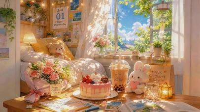小清新房间