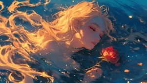 水中少女