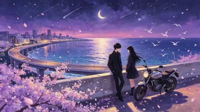 樱花树下的浪漫