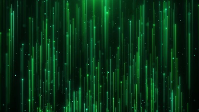 绿色治愈护眼线条