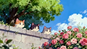 花间晴日