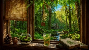 治愈森系窗景