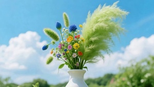 白云花草树木