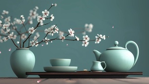 落花品茗