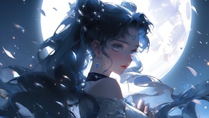 月野兔 月下