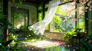古风唯美庭院