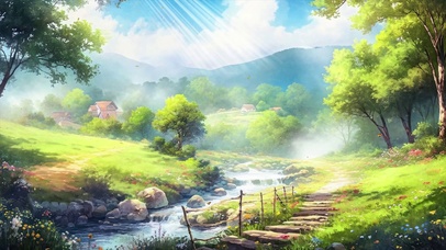 清新田园绿色壁纸