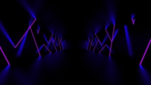 无限隧道-紫色荧光