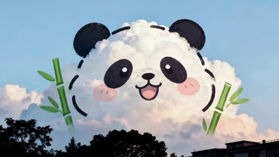 云彩熊猫