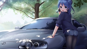 跑车女孩