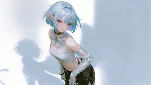 简约4k壁纸-眨眼动效