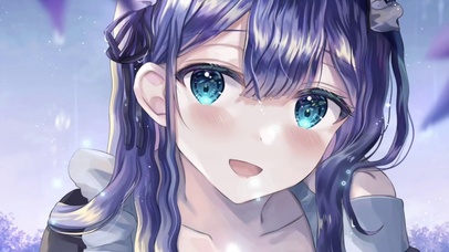 紫发女孩