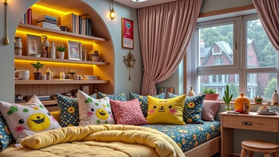 【雨景】儿童卧室