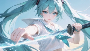 持剑少女