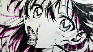 漫画风少女