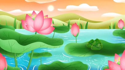端午节荷花