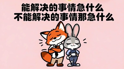 急什么呢
