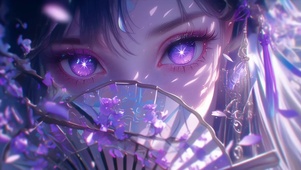 花栖玉扇